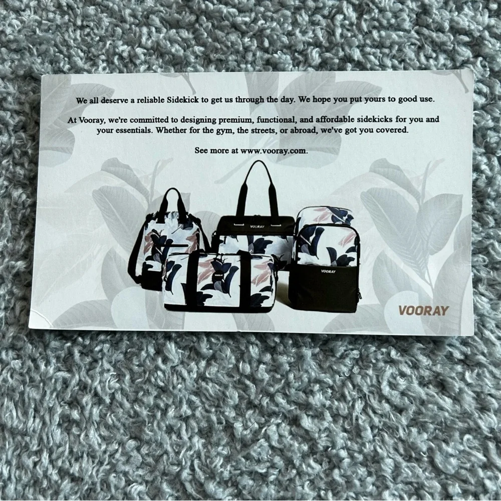 Vooray Elegant Gray Crossbody Bag